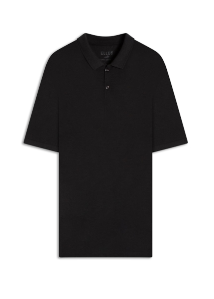 Polo Piquet Flora Tech Classic Preto