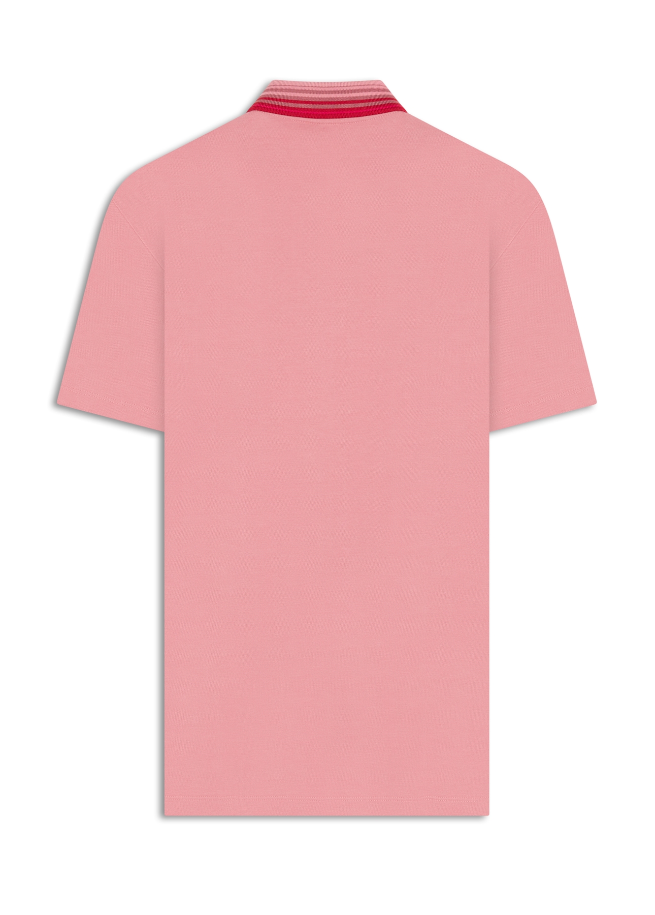 Polo Piquet Friso Triplo Classic Mc Rosa Dusty