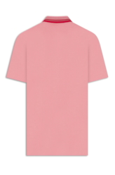 Polo Piquet Friso Triplo Classic Mc Rosa Dusty
