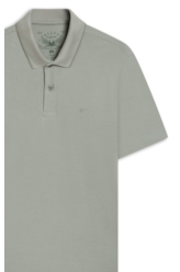 Polo Piquet Friso Verde Agua