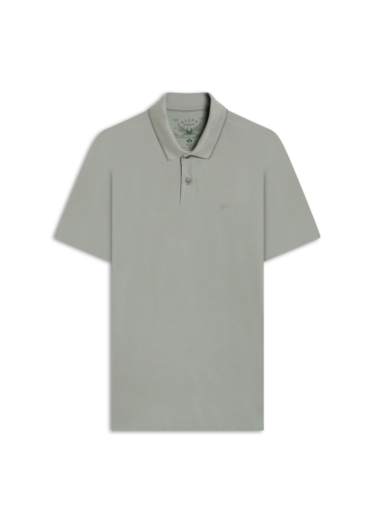 Polo Piquet Friso Verde Agua