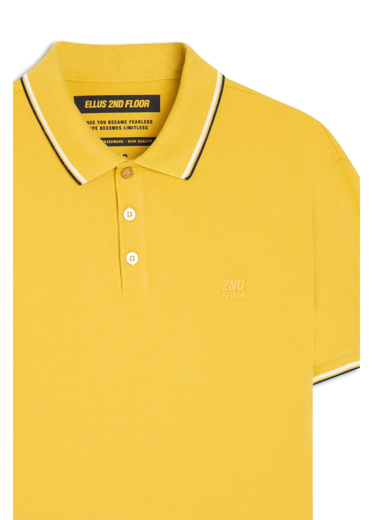 Polo Piquet Frisos Amarelo P21