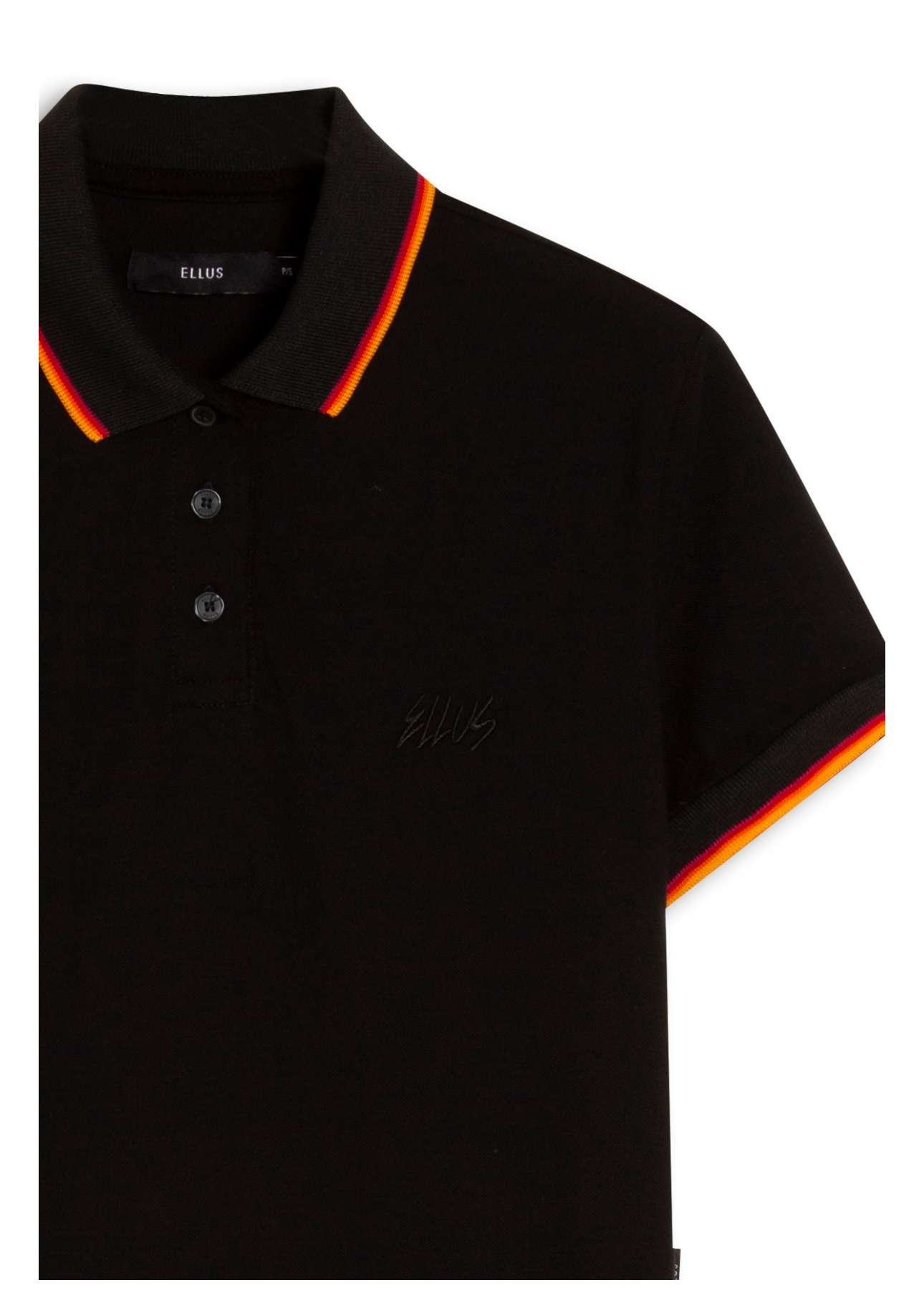 Polo Piquet Frisos Preto