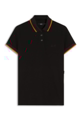Polo Piquet Frisos Preto