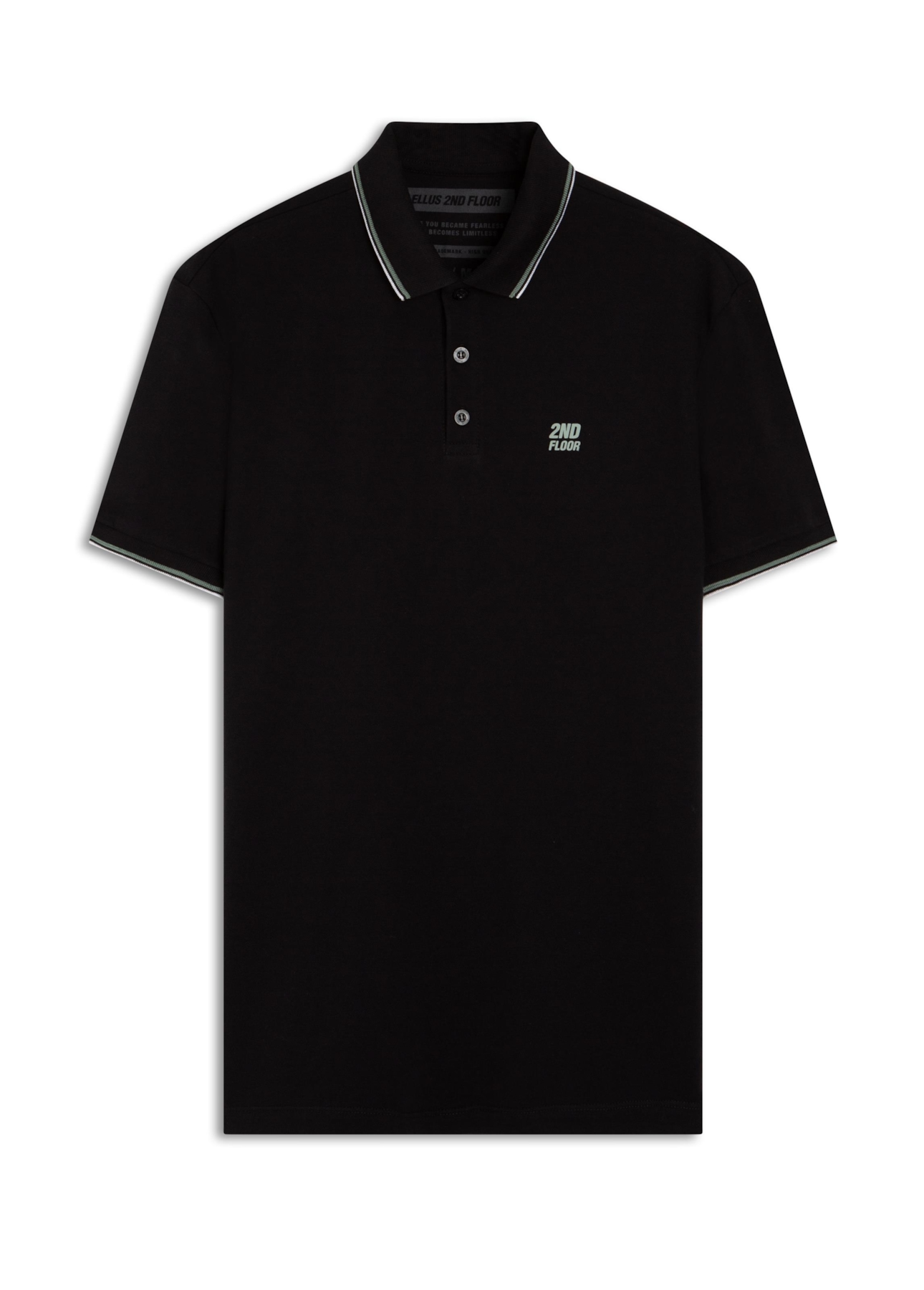 Polo Piquet Frisos Preto P21