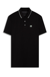 Polo Piquet Frisos Preto P21