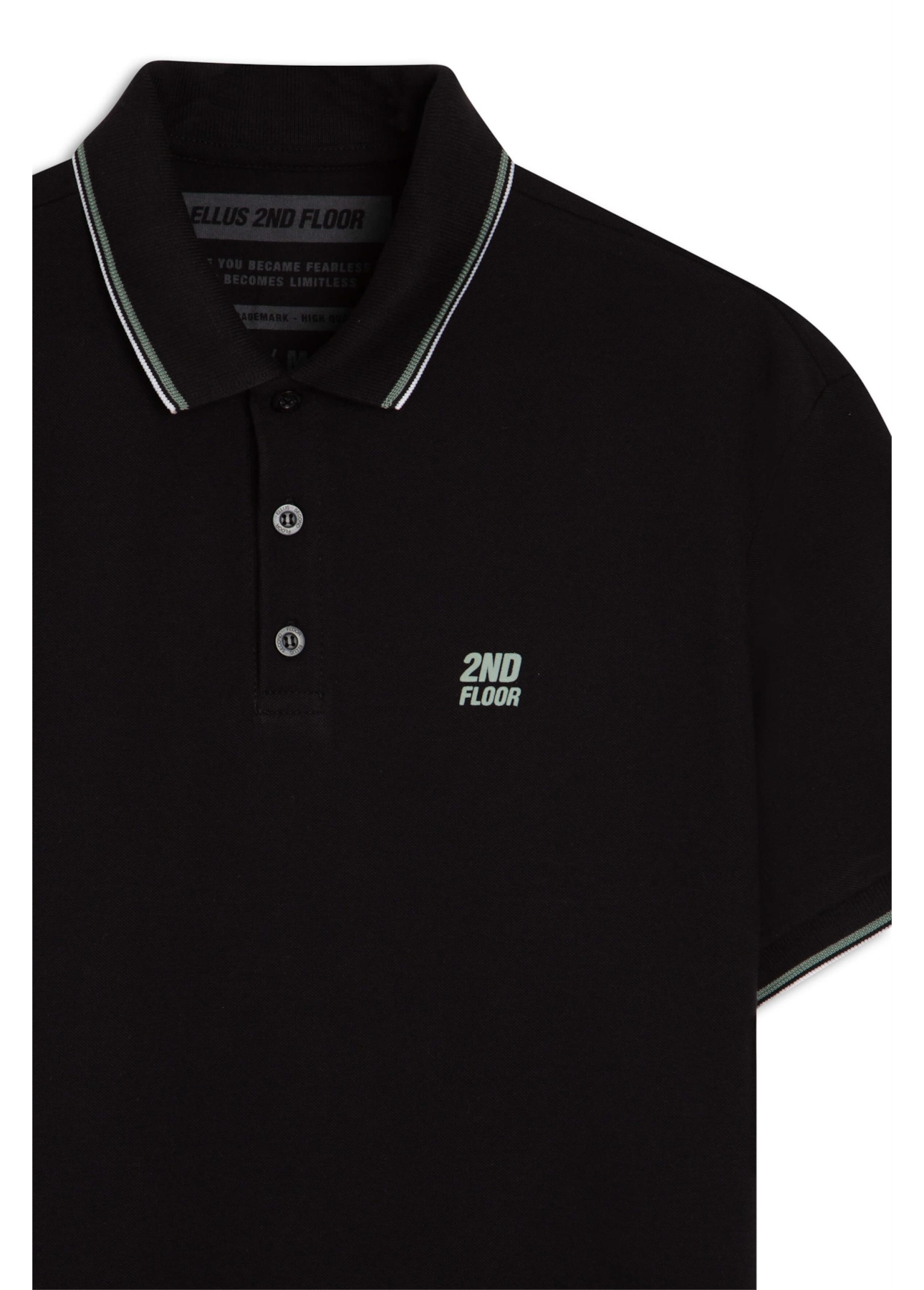 Polo Piquet Frisos Preto P21