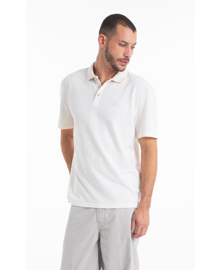 Polo Piquet Linen Ellus Classic Natural