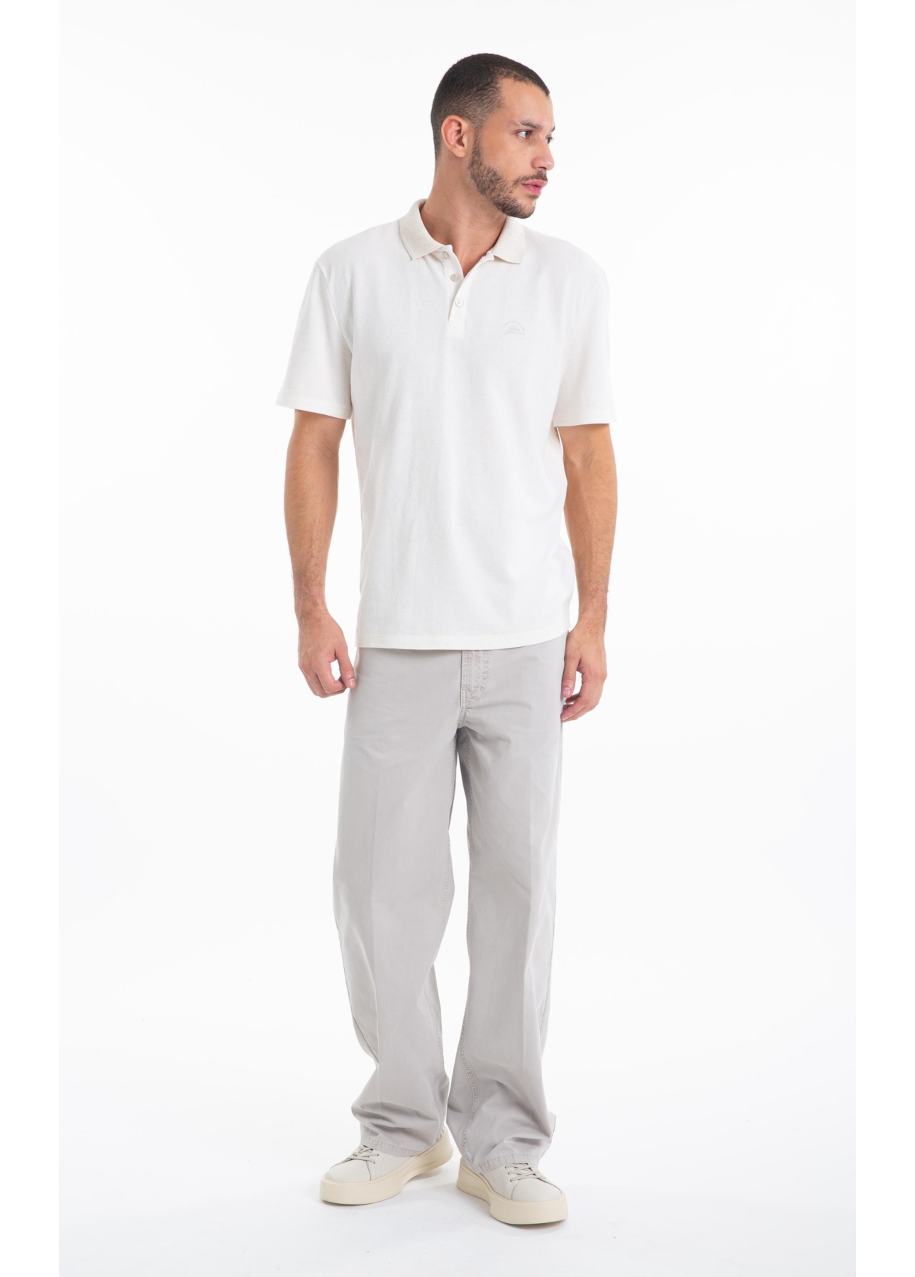 Polo Piquet Linen Ellus Classic Natural