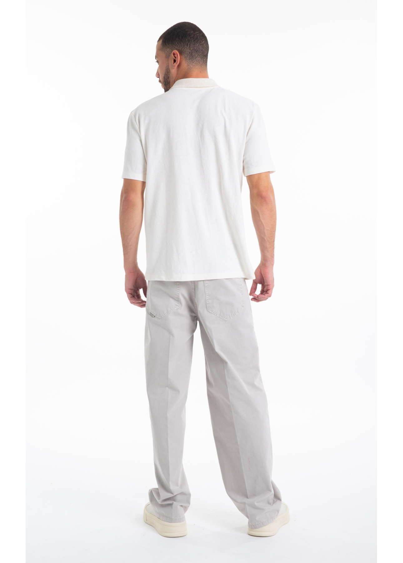 Polo Piquet Linen Ellus Classic Natural