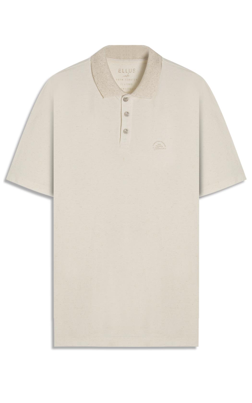 Polo Piquet Linen Ellus Classic Natural