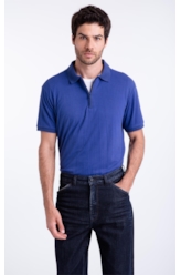 Polo Piquet Ly  Easa Azul Jeans