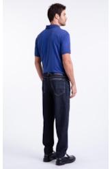 Polo Piquet Ly  Easa Azul Jeans