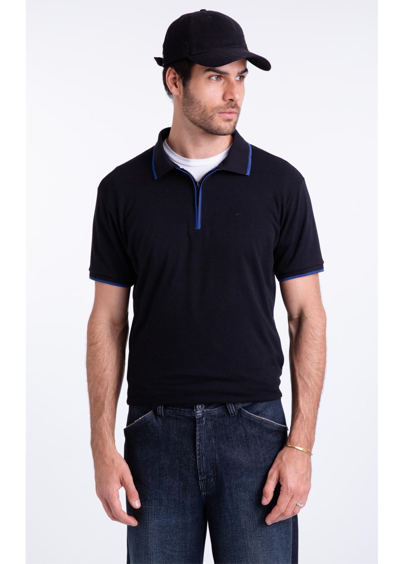 Polo Piquet Ly Easa Preto