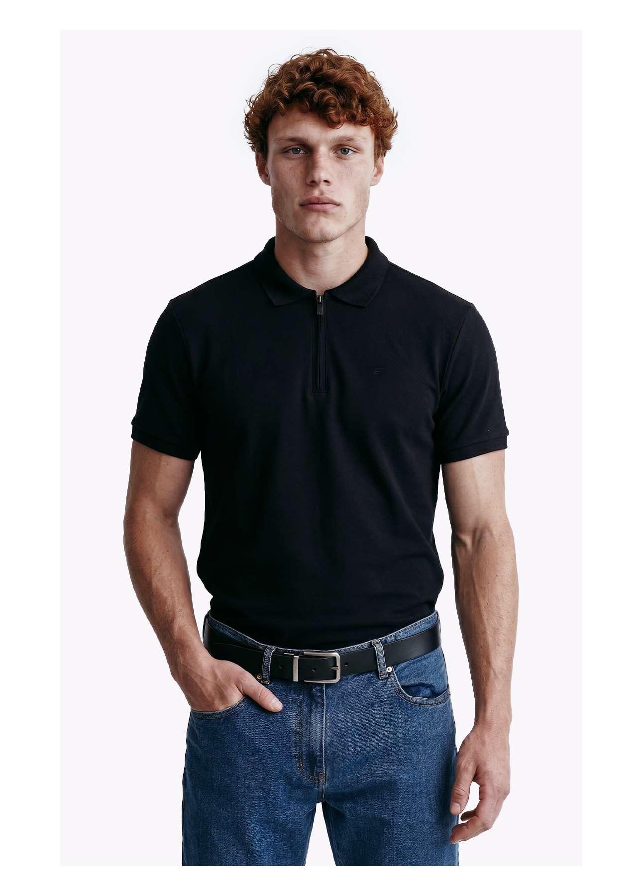 Polo Piquet Ly  Easa Preto