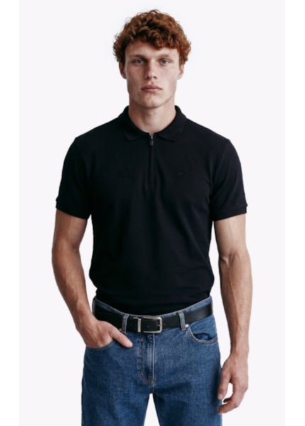 Polo Piquet Ly  Easa Preto