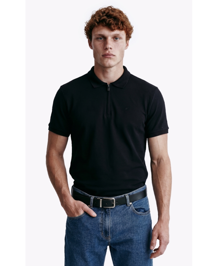Polo Piquet Ly  Easa Preto