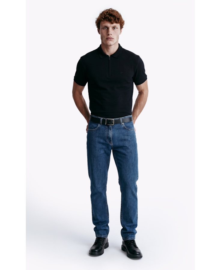 Polo Piquet Ly  Easa Preto