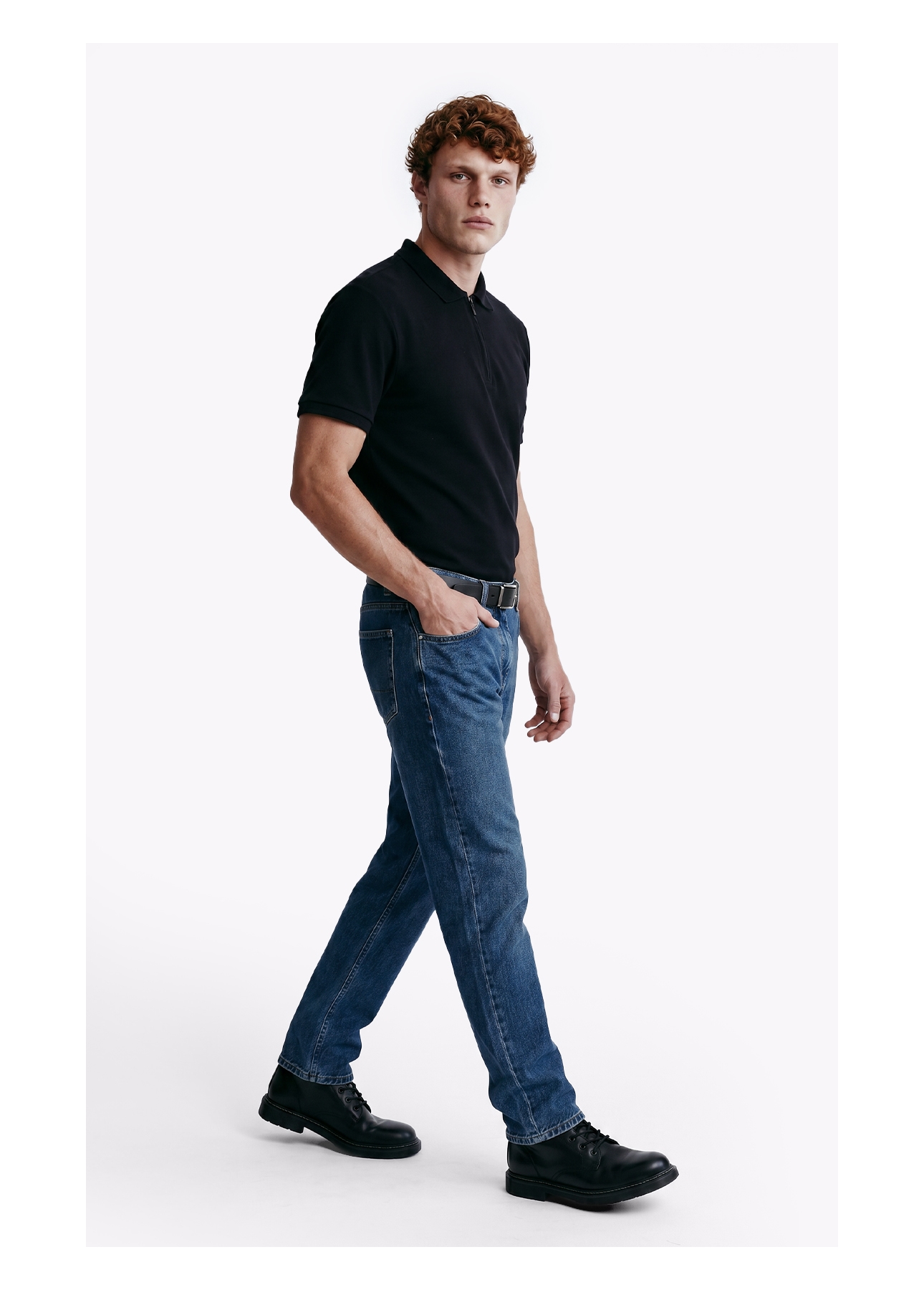 Polo Piquet Ly  Easa Preto