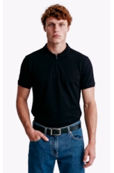 Polo Piquet Ly  Easa Preto