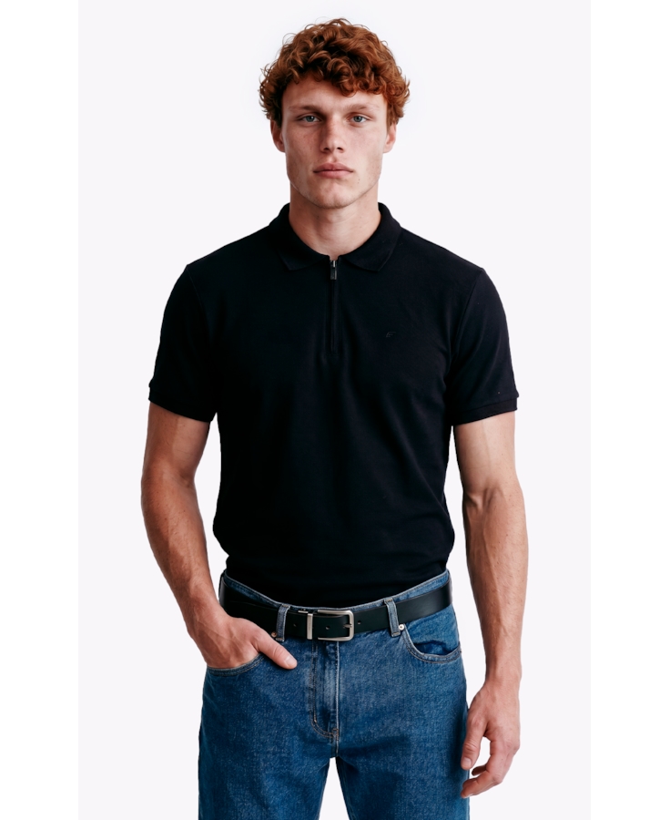 Polo Piquet Ly  Easa Preto
