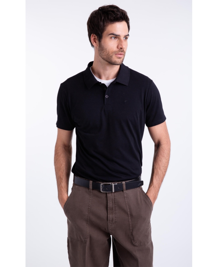 Polo Piquet Ly Easa Preto