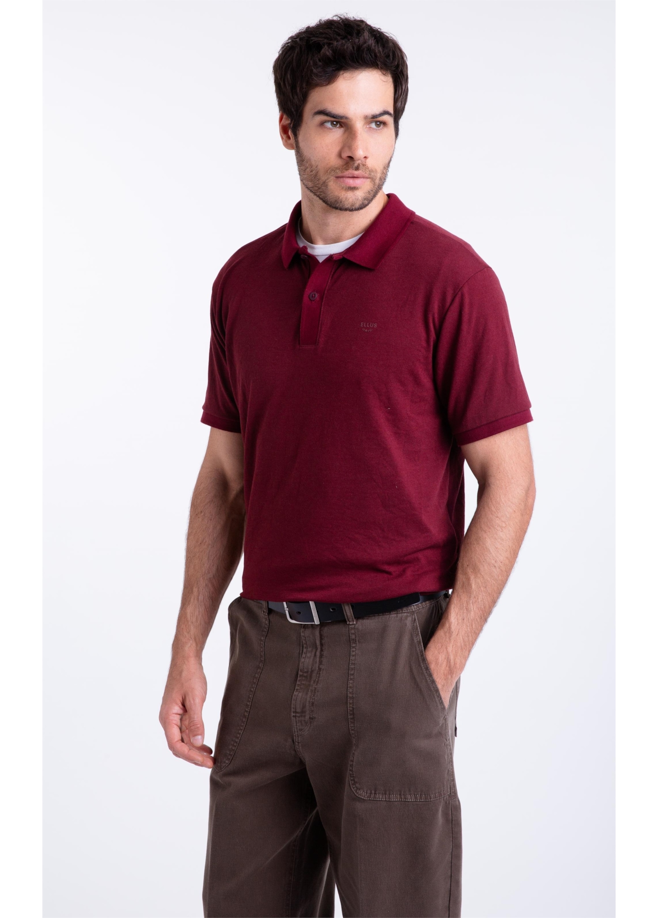 Polo Piquet Ly Ellus Bordeaux