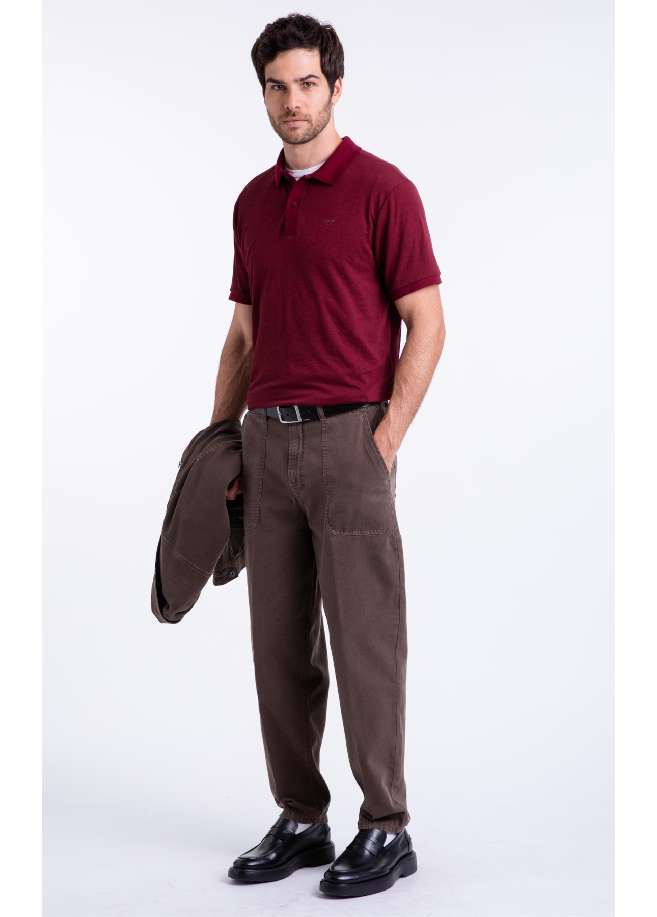 Polo Piquet Ly Ellus Bordeaux