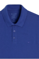 Polo Piquet Melange Easa Azul Bic