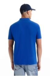 Polo Piquet Melange Easa Azul Bic