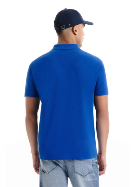 Polo Piquet Melange Easa Azul Bic