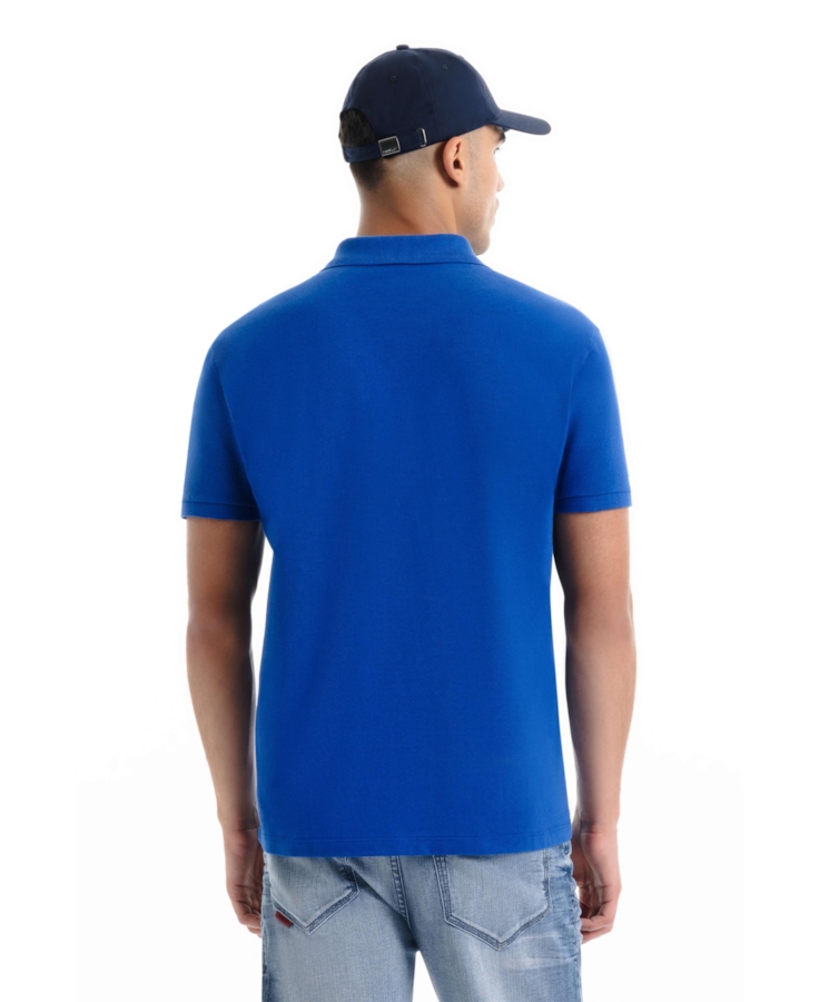 Polo Piquet Melange Easa Azul Bic