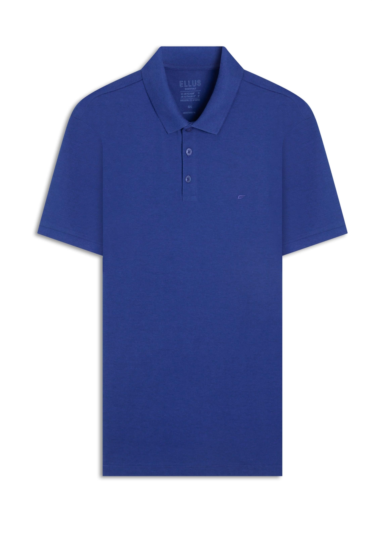 Polo Piquet Melange Easa Azul Bic