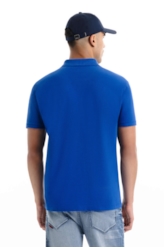 Polo Piquet Melange Easa Azul Bic