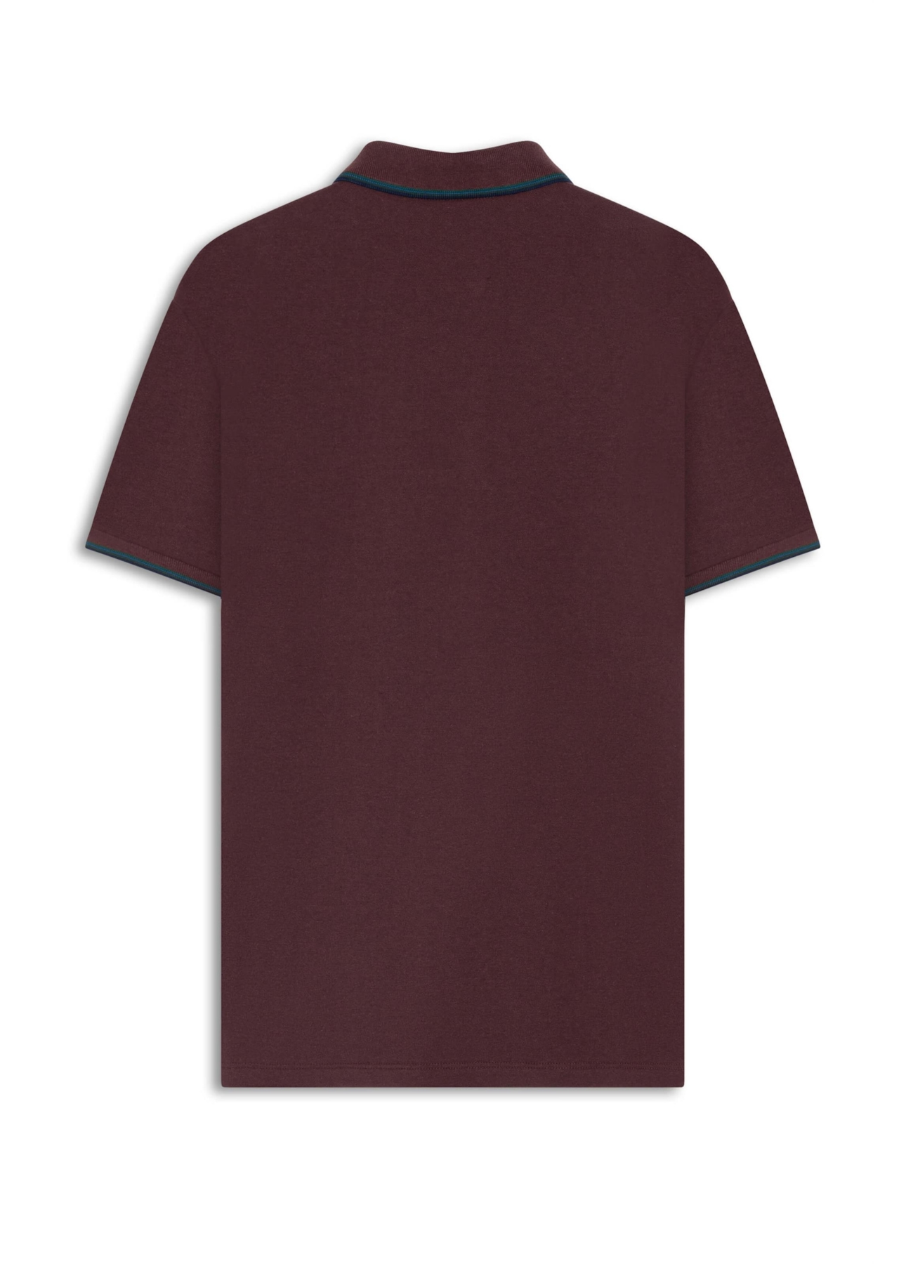Polo Piquet Melange Easa Classic Bordo Mescla