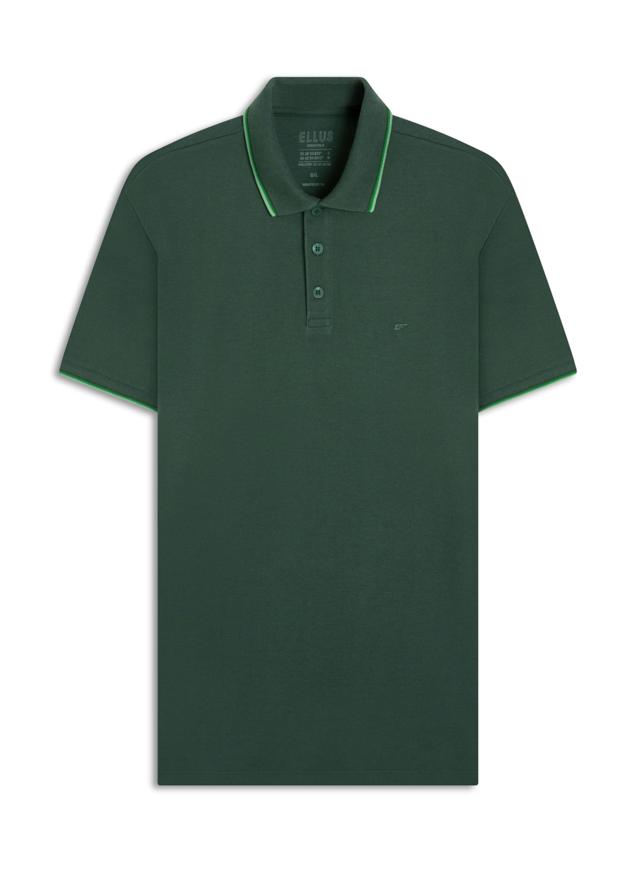 Polo Piquet Melange Easa Classic Bottle Mescla