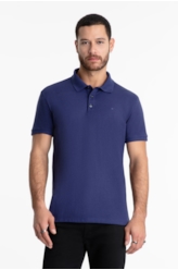 Polo Piquet Melange Easa Classic Hortencia Mescla