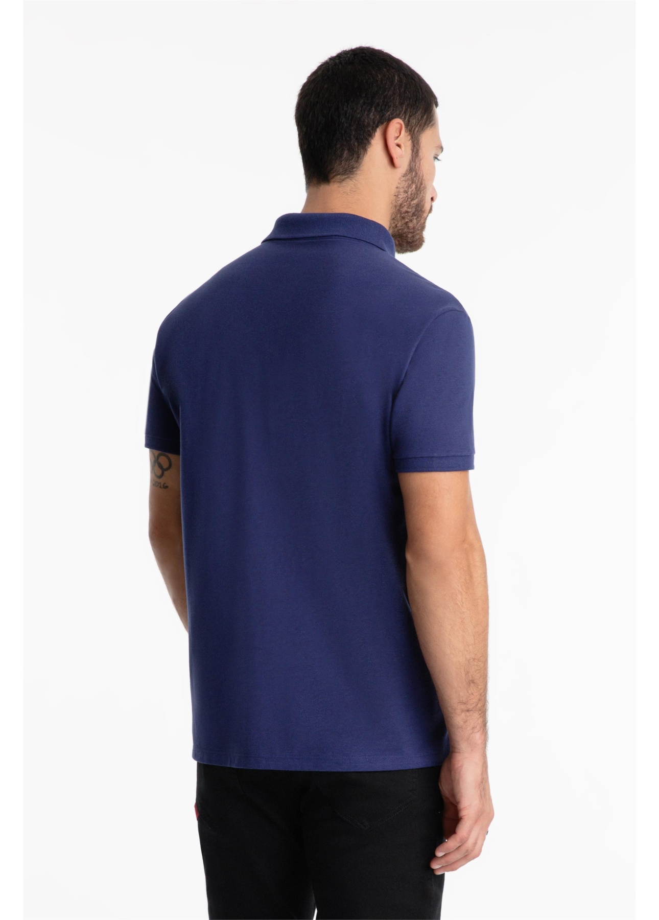 Polo Piquet Melange Easa Classic Hortencia Mescla
