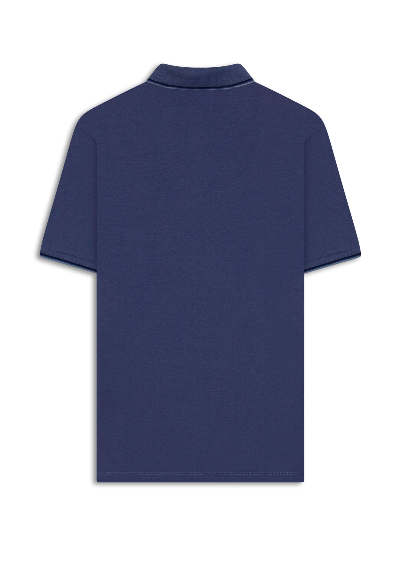 Polo Piquet Melange Easa Classic Navy Blue