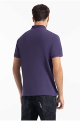 Polo Piquet Melange Easa Classic Old Purple