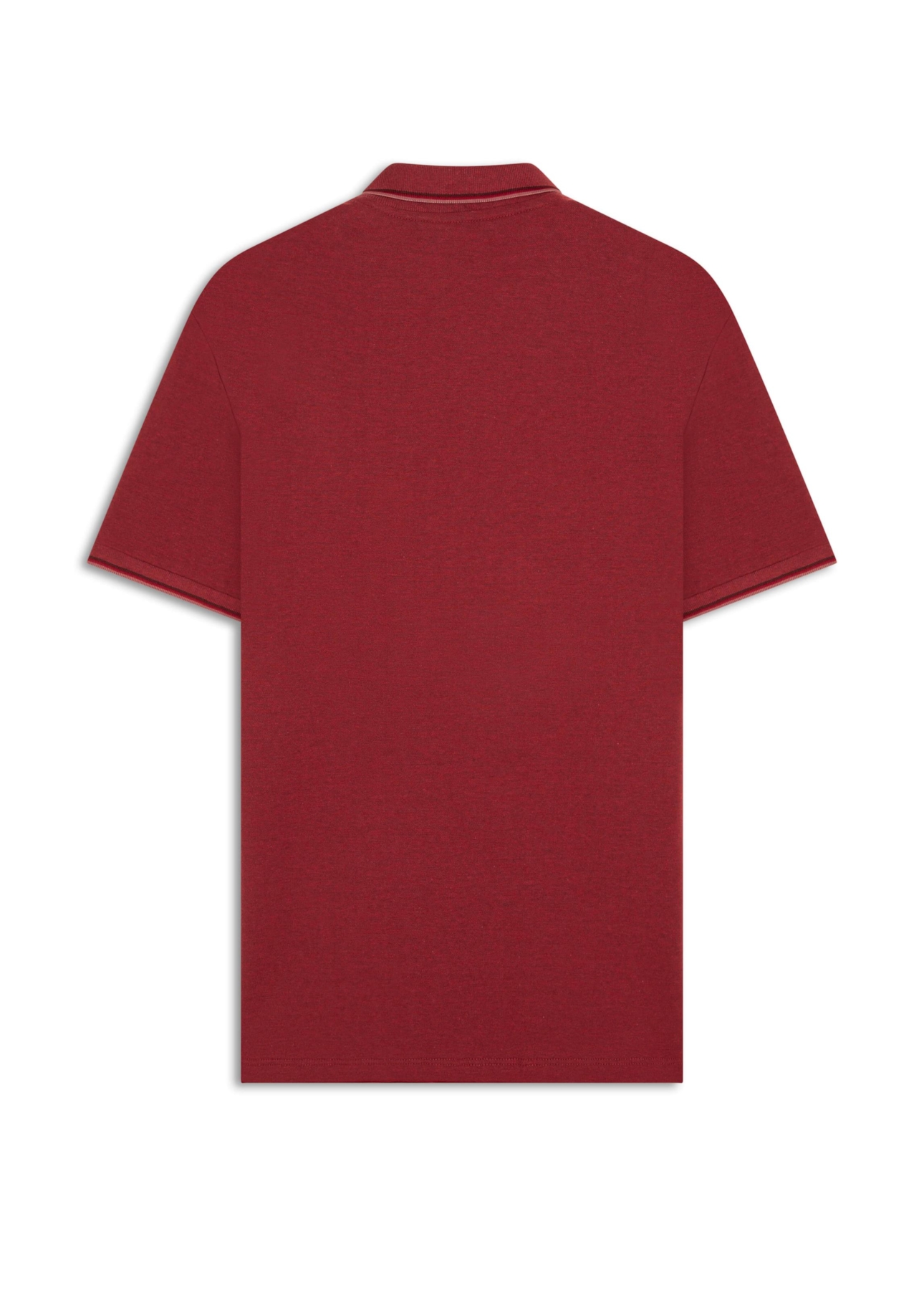 Polo Piquet Melange Easa Classic Vermelho