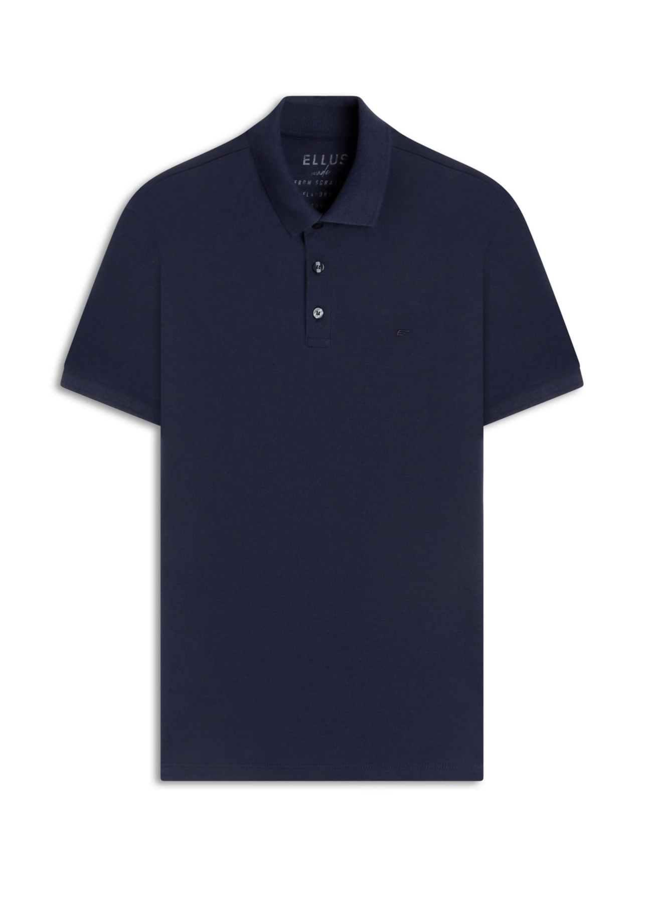 Polo Piquet Melange Easa Dark Navy I