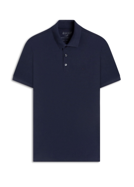 Polo Piquet Melange Easa Dark Navy I