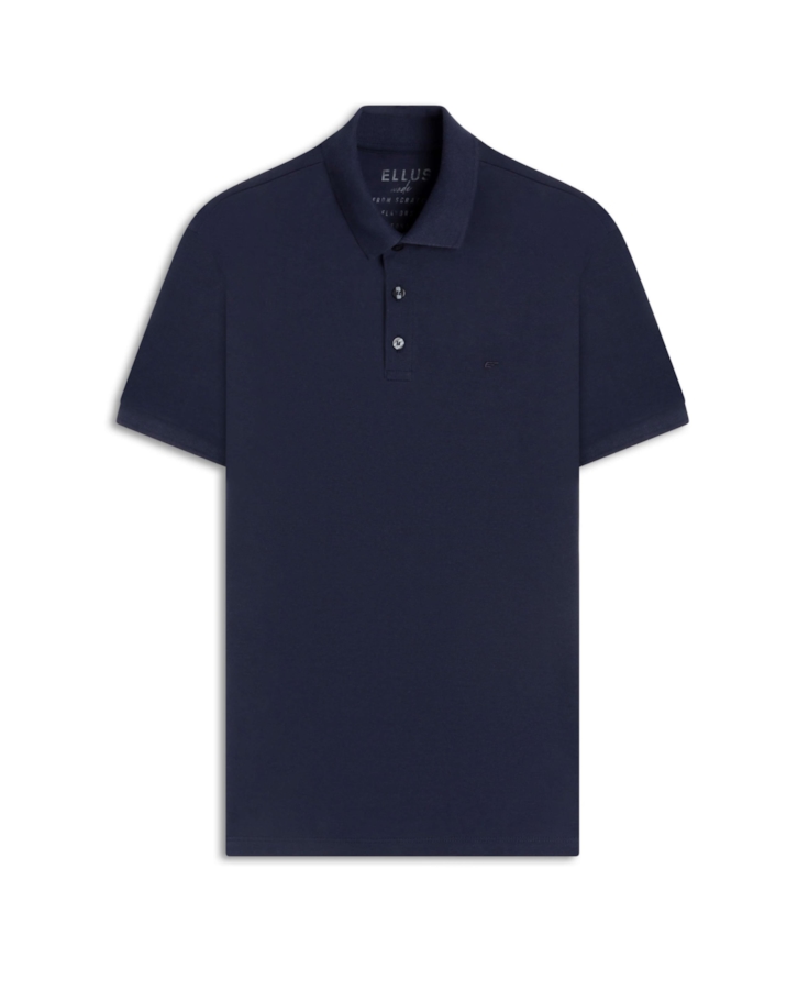 Polo Piquet Melange Easa Dark Navy I