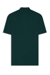 Polo Piquet Melange Easa Verde Jade Mescla