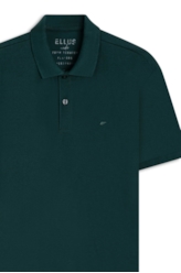 Polo Piquet Melange Easa Verde Jade Mescla