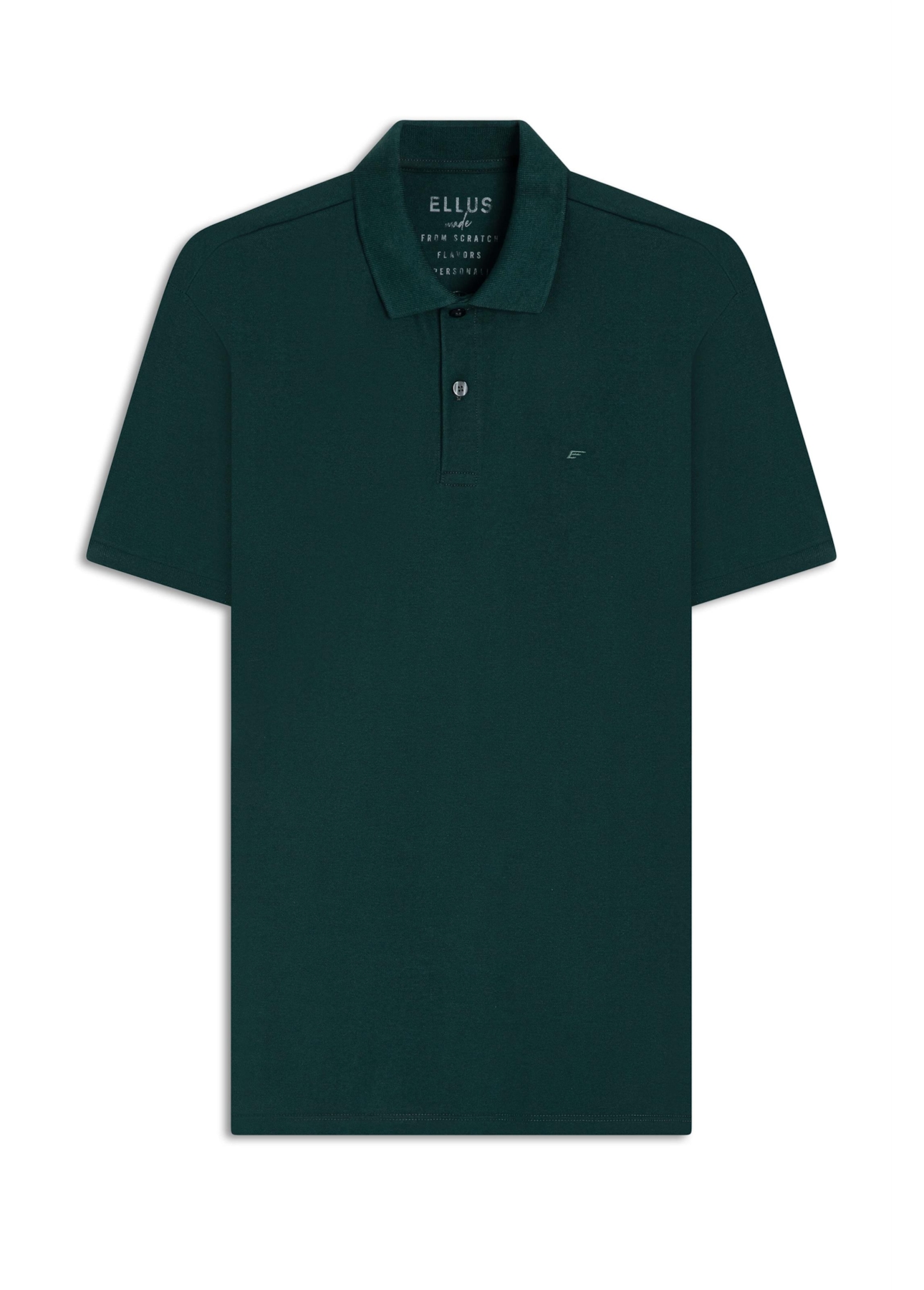 Polo Piquet Melange Easa Verde Jade Mescla
