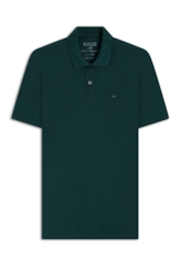Polo Piquet Melange Easa Verde Jade Mescla