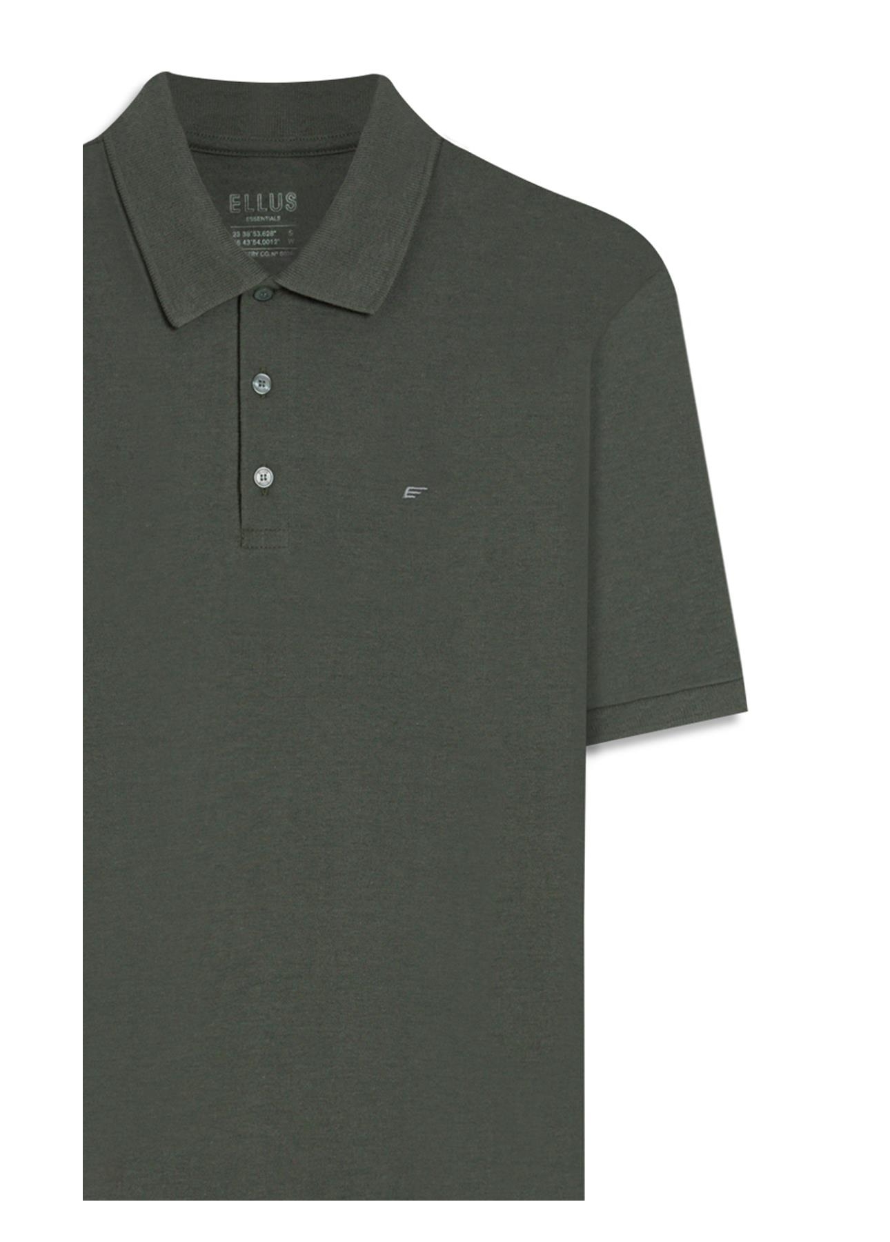 Polo Piquet Melange Easa Verde Mescla