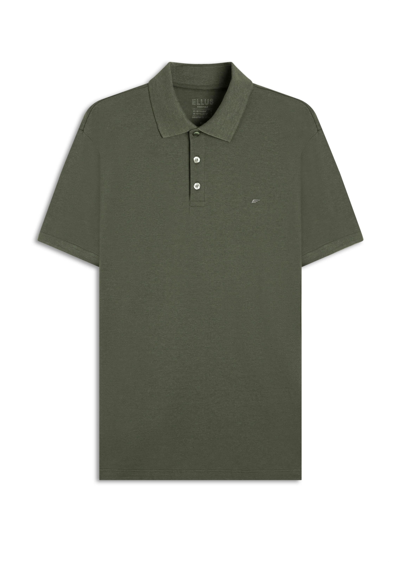 Polo Piquet Melange Easa Verde Mescla